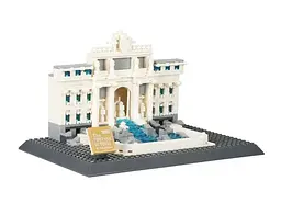 Конструктор Wange Архітектура 3D Фонтан Треві Fontana di Trevi-Rome 4212 дитячий 688 деталей - мініатюра 4