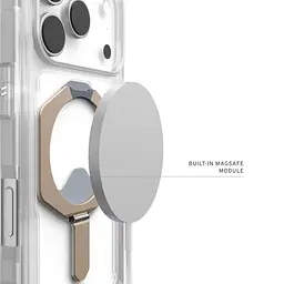 Чохол UAG для iPhone 17 Pro, Plasma XTE MagSafe, Clear/Titanium teh0019323 - мініатюра 2