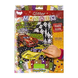 Креативна творчість Glitter Mosaic Super Car БМ-03-02 блискуча мозаїка