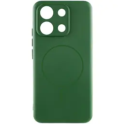 Чохол Silicone Cover Lakshmi Full Camera (AA) with Magnetic Fit для Xiaomi Redmi 15C (EU) Зелений / Dark green