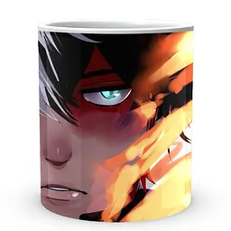 Кухоль GeekLand Моя геройська академія My Hero Academia Портрет Тодорокі Горить MHA 02.527 330 мл білий - мініатюра 2