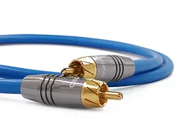 Сабвуферний кабель RCA-RCA Melodika Sky Blue SBS-W40 Subwoofer cable 4m - мініатюра 2
