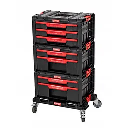 Набір ящиків Qbrick SYSTEM PRO DRAWER WORKSHOP SET 1 2.0 мобільна шафа 525x345x885 мм