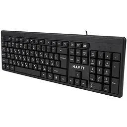 Клавіатура дротова Havit HV-KB2001 USB black (HV-KB2001) - мініатюра 4