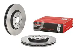 Диск гальмівний вентильований Jaguar F-pace, Land Rover Range Rover Velar 15-25р Brembo (09.D063.21) - мініатюра 2