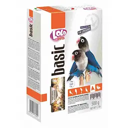 Повнораціонний корм для нерозлучників Lolo Pets 500 г LO-72600