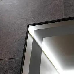 Дзеркало Dusel DE-M0061S1 Black 70x90 см, Чорний - мініатюра 7