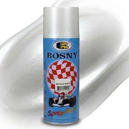 Фарба Металик Bosny 400 мл Білий White Pearl (№1130)