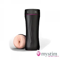 Мастурбатор-вагіна Mystim Opus E Vagina для електростимулятора, 17.5х2.8 см - мініатюра 2
