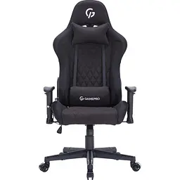 Геймерське крісло GamePro GC700FB RGB Size L Fabric Black [126423] - мініатюра 2