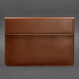 Шкіряний чохол-конверт BlankNote на магнітах для MacBook 14 Світло-коричневий - мініатюра 4
