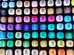 Великий набір двосторонніх маркерів, 262 шт. для малювання та скетчингу на папері Sketch Marker Touch Raven - мініатюра 5