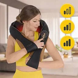 Накидка-масажер 4FIZJO Shiatsu Pro+ для шиї та спини Black/Gold (P-5907739312358) - мініатюра 9