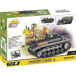 Конструктор Cobi Друга світова війна Танк Panzer II, 250 деталей (COBI-2718) - мініатюра 2