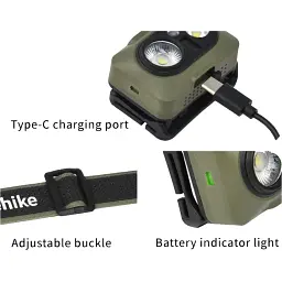 Ліхтар налобний Naturehike CNK2450ZM010 Green - мініатюра 3