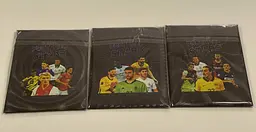 Дитячі футбольні картки чорні 45 шт, 3 упаковки колекційні Football Stars - мініатюра 2