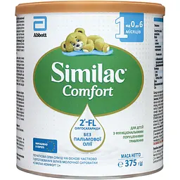 Суха молочна суміш Similac Комфорт 1, 375 г