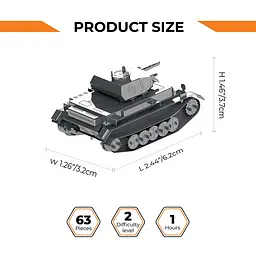 Колекційна модель Metal Time Pz.Kpfw. II Ausf. G MT061 (World of Tanks) - мініатюра 7