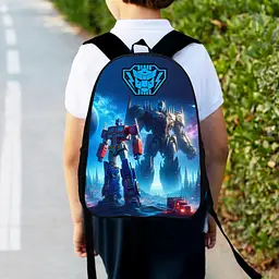 Рюкзак дитячий Трансформери «Transformers» 34х27см, міський ранець для хлопчика з принтом (00567)