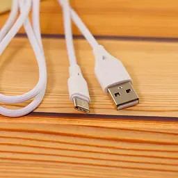 Кабель Aspor AC-07 USB – Type-C 2.4A/1м- білий - мініатюра 2