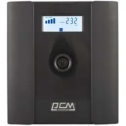 Джерело безперебійного живлення Powercom 1500 ВА / 900 Вт / 7.2 А*ч (RPT-1500AP (SCHUKO)) - мініатюра 2