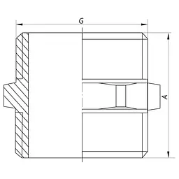 Ніпель Koer 1/2 '' Kf.N06 KF0028 - мініатюра 2