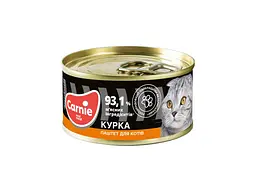 Паштет для котів Carnie м'ясний з куркою 100 г (4820255190013)
