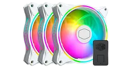 Вентилятор CoolerMaster MasterFan MF120 Halo 3in1 ARGB White Edition (MFL-B2DW-183PA-R1)