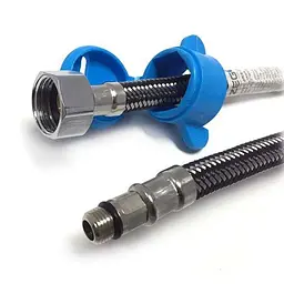 Шланг для змішувача Zegor WKR-ZKM10-100 короткий штуцер M10х1/2" 100 см 30412