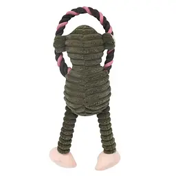 Плюшева іграшка для собак Shape Squeaky Dog Plush Toy - Green Monkey - мініатюра 3