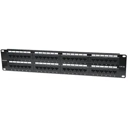 Патч-панель 19", 48xRJ45, UTP, Cat.5e, 2unit, Intellinet