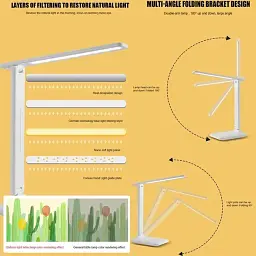 Настільна LED лампа для школяра Clover (Складана), Акумуляторна, USB порт, Сенсорна - мініатюра 7