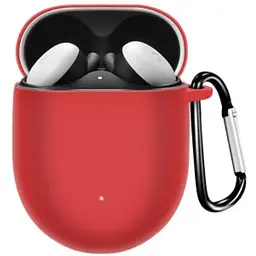Чохол-накладка DK Silicone Candy Friendly з карабіном для Google Pixel Buds 2 (011407) (red)