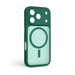 Чехол для Apple iPhone 17 Pro, Lush MagCase, зеленый, противоударная панель-накладка из TPU и PC, полупрозрачный чехол с MagSafe (с магнитом), с защитой камеры, поддержка беспроводной зарядки, защита всего корпуса, ArmorStandart (ARM87491) - мініатюра 2