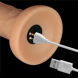 Вібратор Lovetoy Power Basics Cock 10'' 26,2 см (тілесний) - мініатюра 20