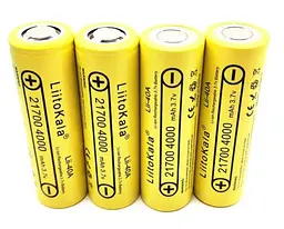 Акумулятор Liitokala 21700 Lii-40A 3.7 V 4000mAh в кейсі Оригінал - мініатюра 6