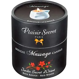 Масажна свічка Plaisirs Secrets Red Wood, 80 мл
