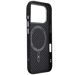 Чохол до мобільного телефона Armorstandart LikeCarbon2 MagCase Apple iPhone 17 Pro Carbon Black (ARM86258) - мініатюра 4