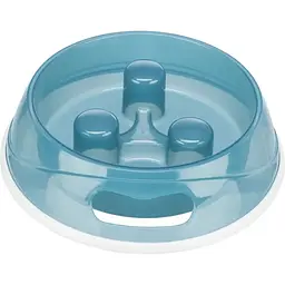 Миска для собак Trixie повільне годування, d20 см, 450 мл, синя (25031) - мініатюра 2
