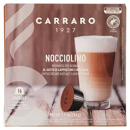Уцінка. Кава в капсулах Carraro Dolce Gusto Nocciolino, 16 капсул