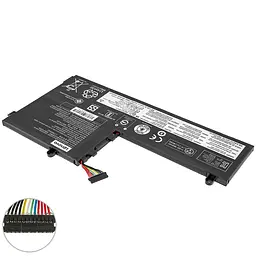 Батарея для ноутбука Lenovo L17M3PG2 LONG CABLE (Legion Y730-15ICH, Y740-15ICH) 11.52V 4955 mAh 57Wh Black (5B10Q88555) - мініатюра 2