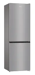 Холодильник з нижньою морозильною камерою Gorenje NRK6191ES4 сірий (NRK6191ES4)