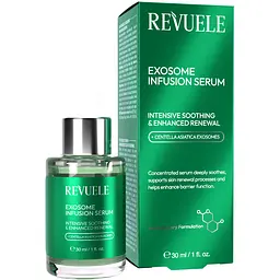 Сироватка для обличчя Revuele Exosome Infusion з екзосомами для зволоження та оновлення шкіри 30 мл