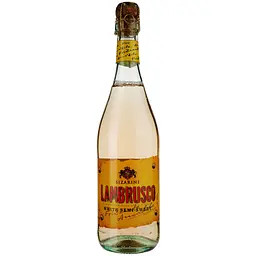 Упаковка ігристого вина Sizarini Lambrusco біле напівсолодке 4.5 л (0.75 л х 6 шт.) - мініатюра 2