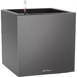 Вазон Lechuza Canto Premium 40 low антрацитовий металiк (13753)