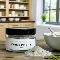 Грибна сіль — ароматна суміш сушених грибів та солі для кулінарних шедеврів - мініатюра 3