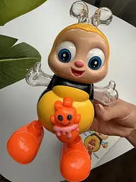 Інтерактивна іграшка бджілка зі світлом та музикою - мініатюра 5