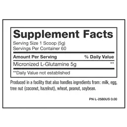 Амінокислота Mutant L-Glutamine 300 г - мініатюра 2