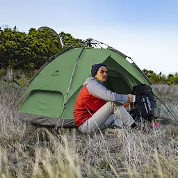 Намет чотиримісний автоматичний Naturehike (NH21ZP008), Темно-зелений - мініатюра 8