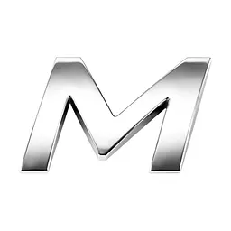 3D- літера: M нахил MAK (30207)